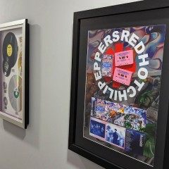 Custom made music industry picture frames