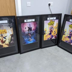 Custom size large frames produced for EA Games