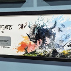 Wild Hearts frame produced for EA Games with gold foil printed logo